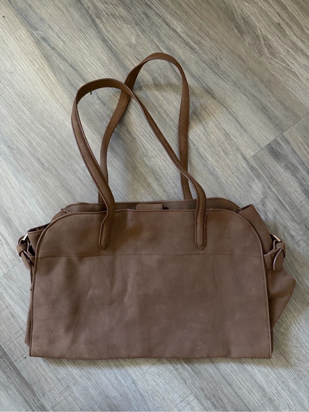 a new day Brown Shoulder Tote Bag